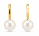 PENDIENTES PERLA PRESION .9 KILATES