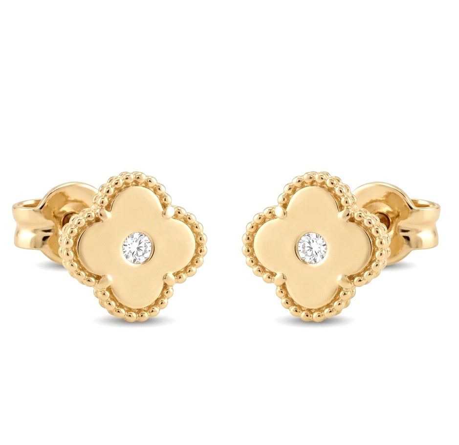 PENDIENTES CIRCONITA CUATREBOL.5MM.9 KILATES