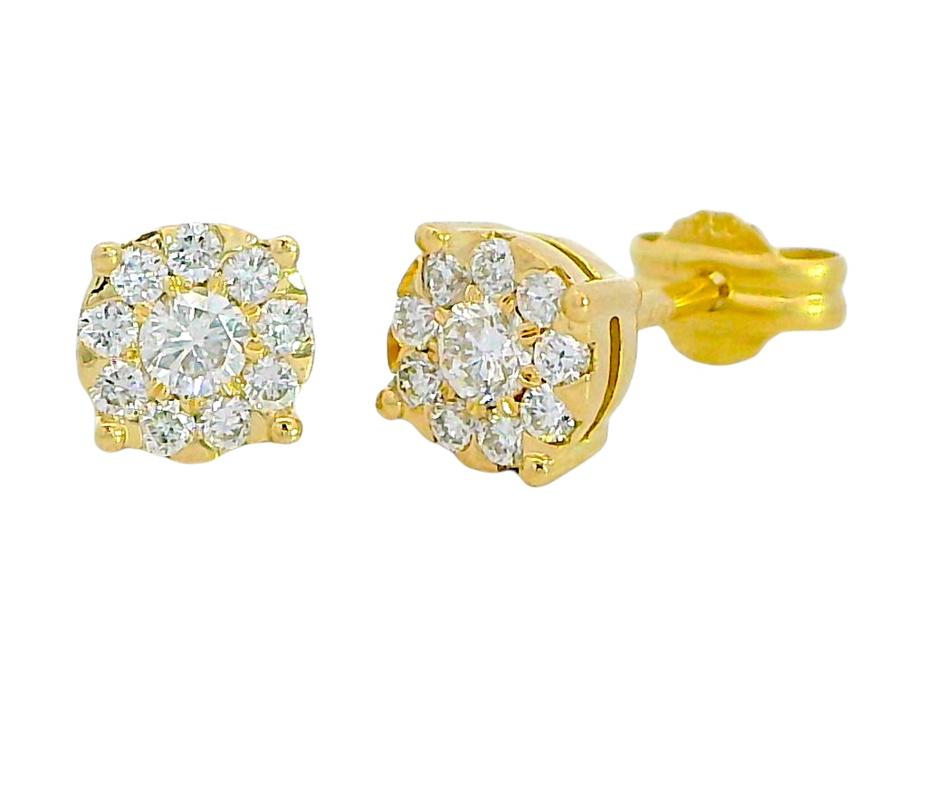 PENDIENTES BRILLANTES Di 2 RD 0.145 DI 18 RD SI H 0.185 CT.0.33 CT TW (copia)
