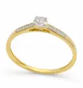 SORTIJA  BRILLANTES SI1-H .0.18 CT TW.