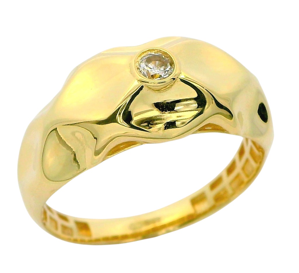 SORTIJA RELIEVE CON CIRCONITA.