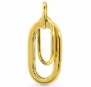 33x14MM DOUBLE OVAL MOTIF PENDANT 