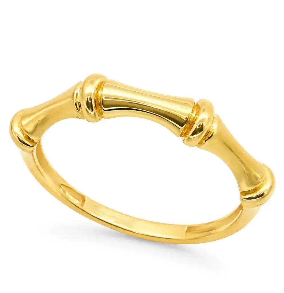 SORTIJA BAMBÚ ORO AMARILLO