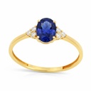7x5 NANO SAPPHIRE RING. 9 KARAT