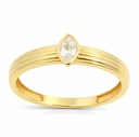5x3MM MARQUISE CZ RING. 9 KARAT