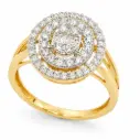 SORTIJA BRILLANTES DI 52 RD SI H 0.42  4 GB 0.04 CT TW  