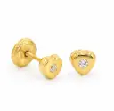 PENDIENTES CORAZON CON CIRCONITA.4.50MM  