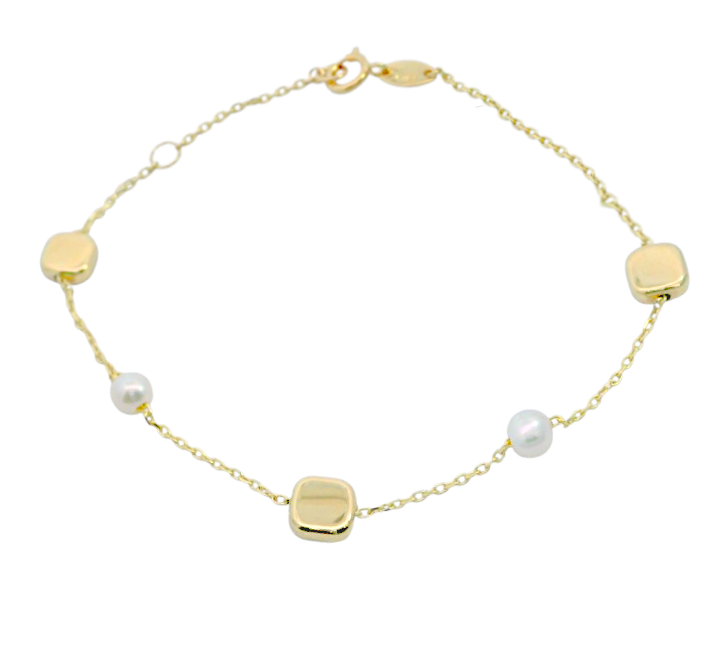 PULSERA CIRCONITAS CORAZON .9KILATES (copia)