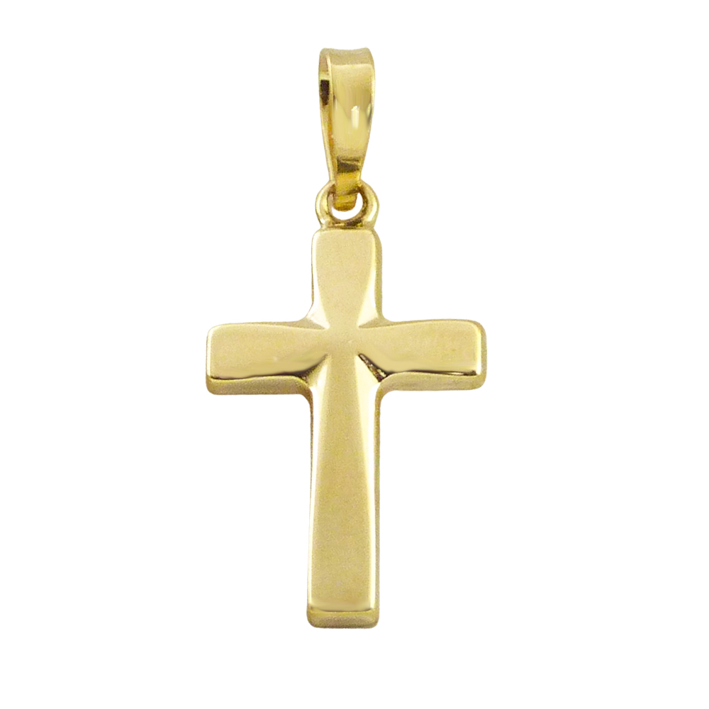 CRUZ LISA SIN CRISTO 21x12MM.