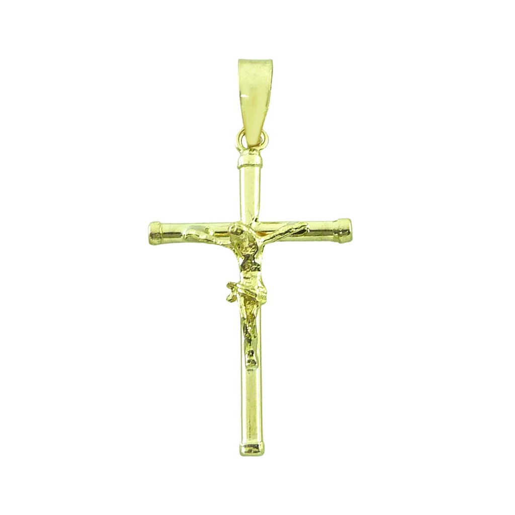 21x13x1'5MM TUBE CRUCIFIX PENDANT
