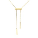 TUBES NECKLACE.45CM NECKLACE.