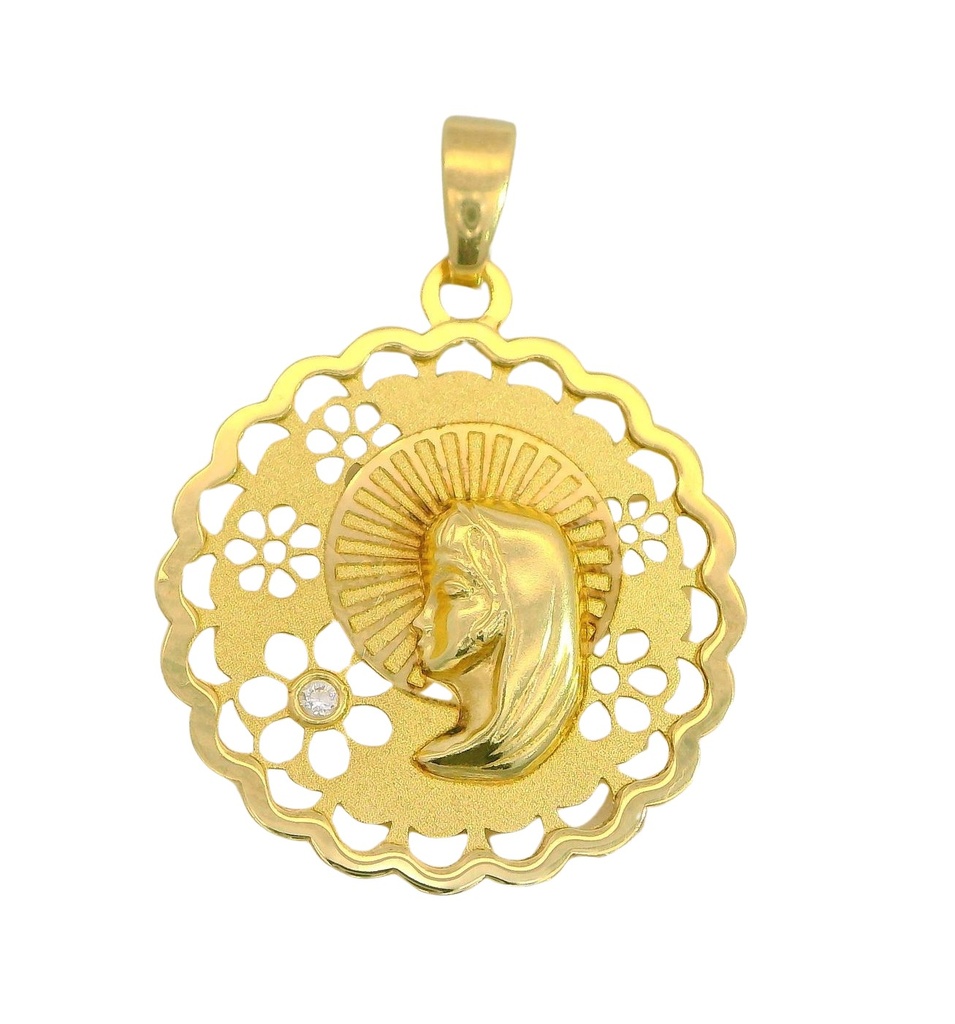 17MM VIRGIN MEDAL.