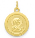 MEDALLA REDONDA VIRGEN NIÑA 20MM