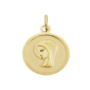 2MM ROUND VIRGIN MEDAL.