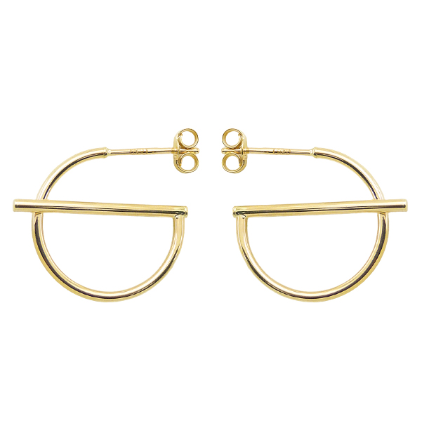 18MM HOOP EARRINGS.