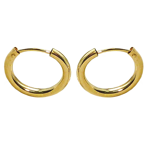 11x1'5MM HOOP EARRINGS.