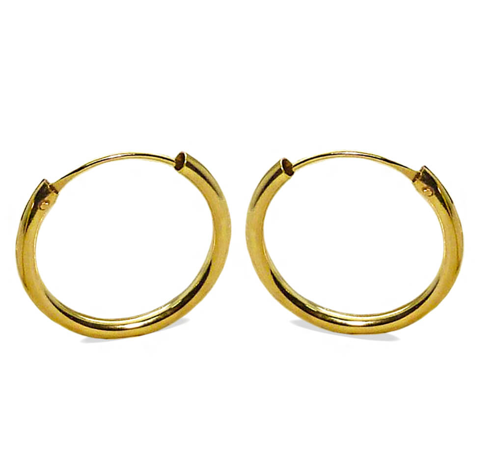 15x1'5MM HOOP EARRINGS.