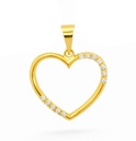 COLGANTE CORAZÓN  CON CIRCONITAS.15MM