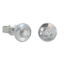 PENDIENTES CHATON BRILLANTES 3.20MM VS-H 0.12CT TW