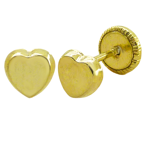 PEND.CORAZON LISA 5MM TORNILLO