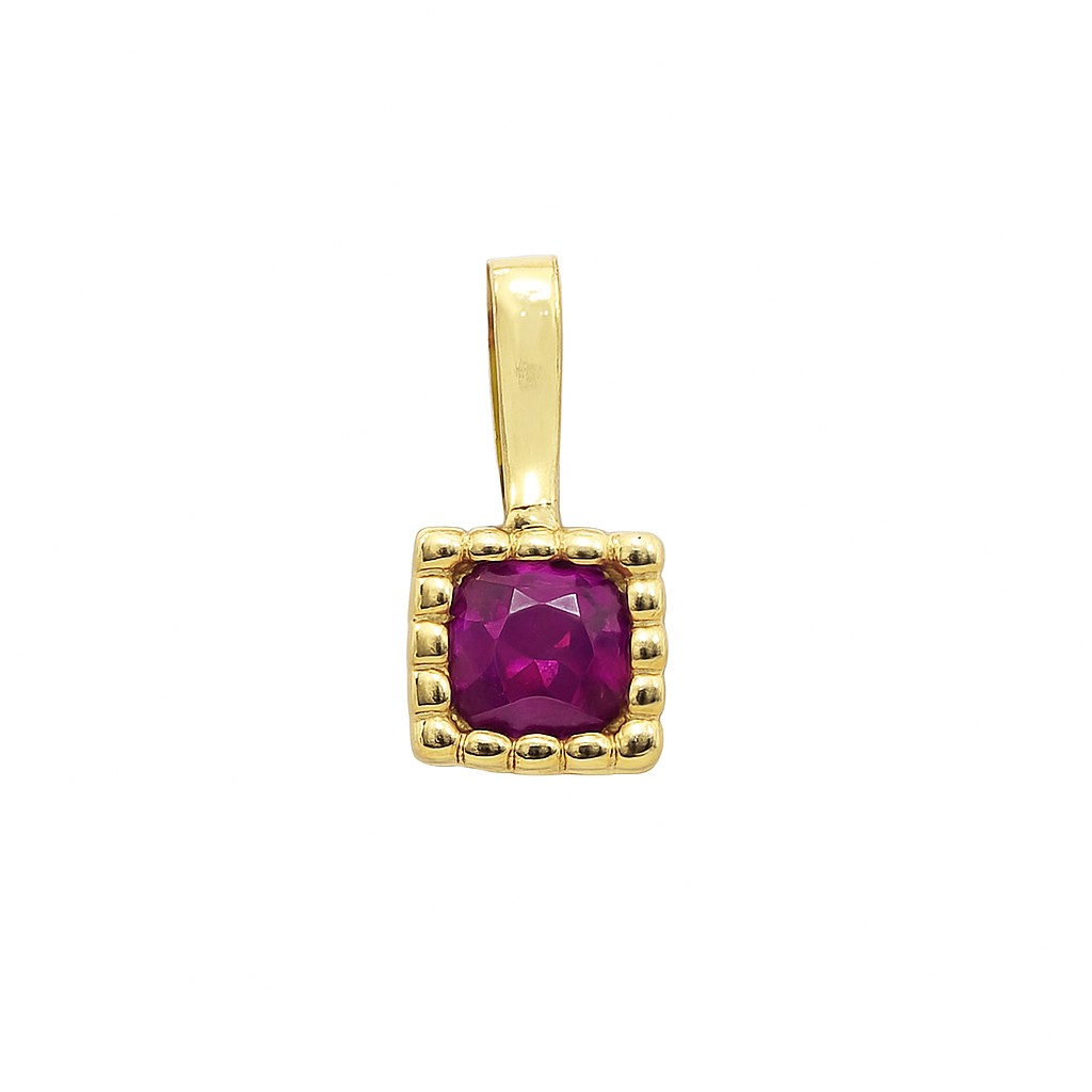 NANO RUBY PENDANT.4'5MM.