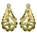 PENDIENTES CUBANA 22x13 MM CIERRE CATALAN.