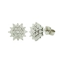 6.5MM DIAMOND STUD EARRINGS. SI-H 0.18 CT TW 