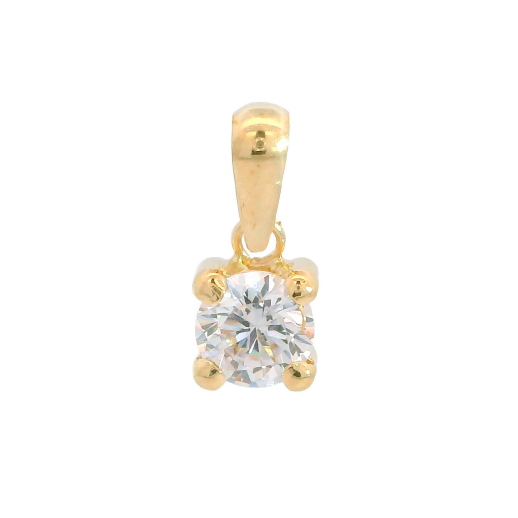 5MM CZ PENDANT.