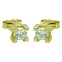 SQUARE STUD EARRINGS.PUSHBACK WITH BUTTERFLY CLASP.