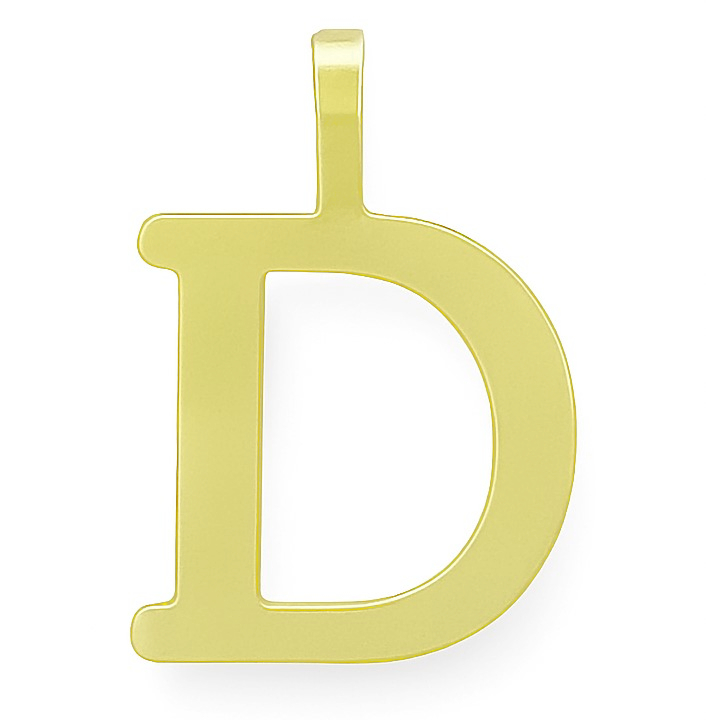 INITIAL "D" PENDANT.10MM.