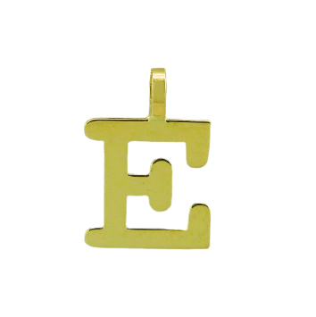 INITIAL "E" PENDANT.10MM.