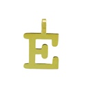 INITIAL "E" PENDANT.10MM.