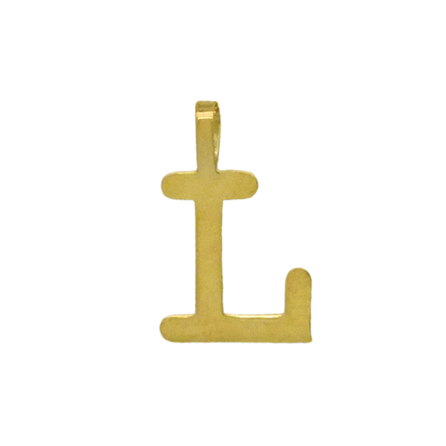 INITIAL "L" PENDANT.10MM.