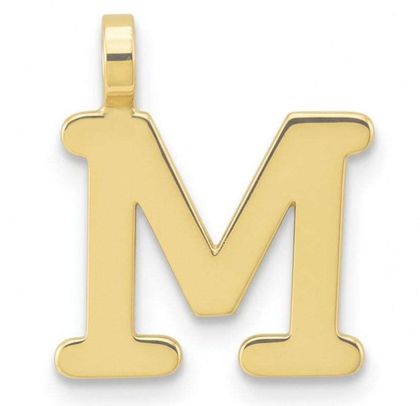 COLGANTE LETRA "M" 10MM