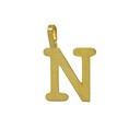 INITIAL "N" PENDANT.10MM.