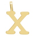 COLGANTE INICIAL LETRA "X".10MM