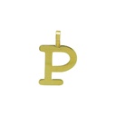 INITIAL "P" PENDANT.10MM.