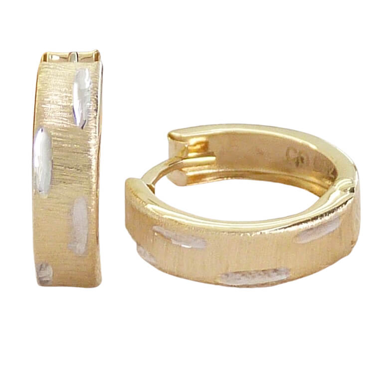 AROS HUGGIE BICOLOR 15x5MM.