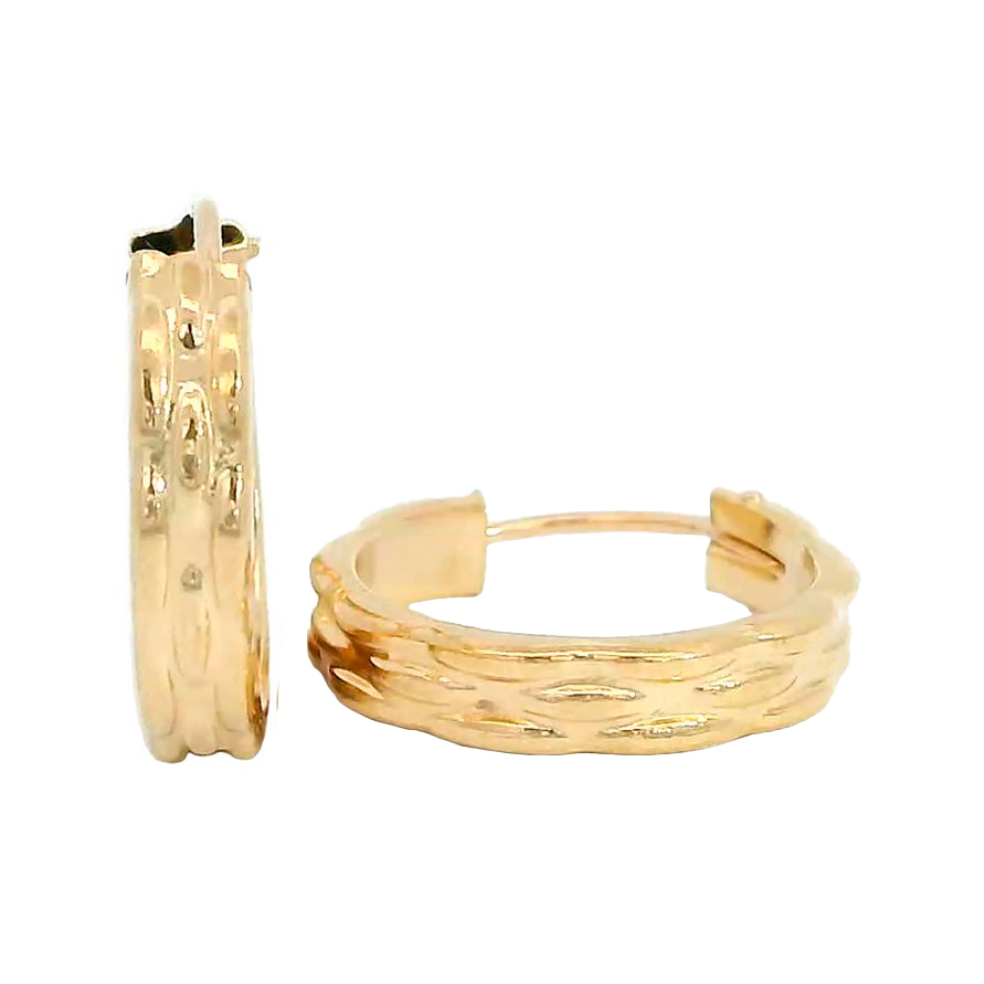 14x3MM. HOOP EARRINGS.