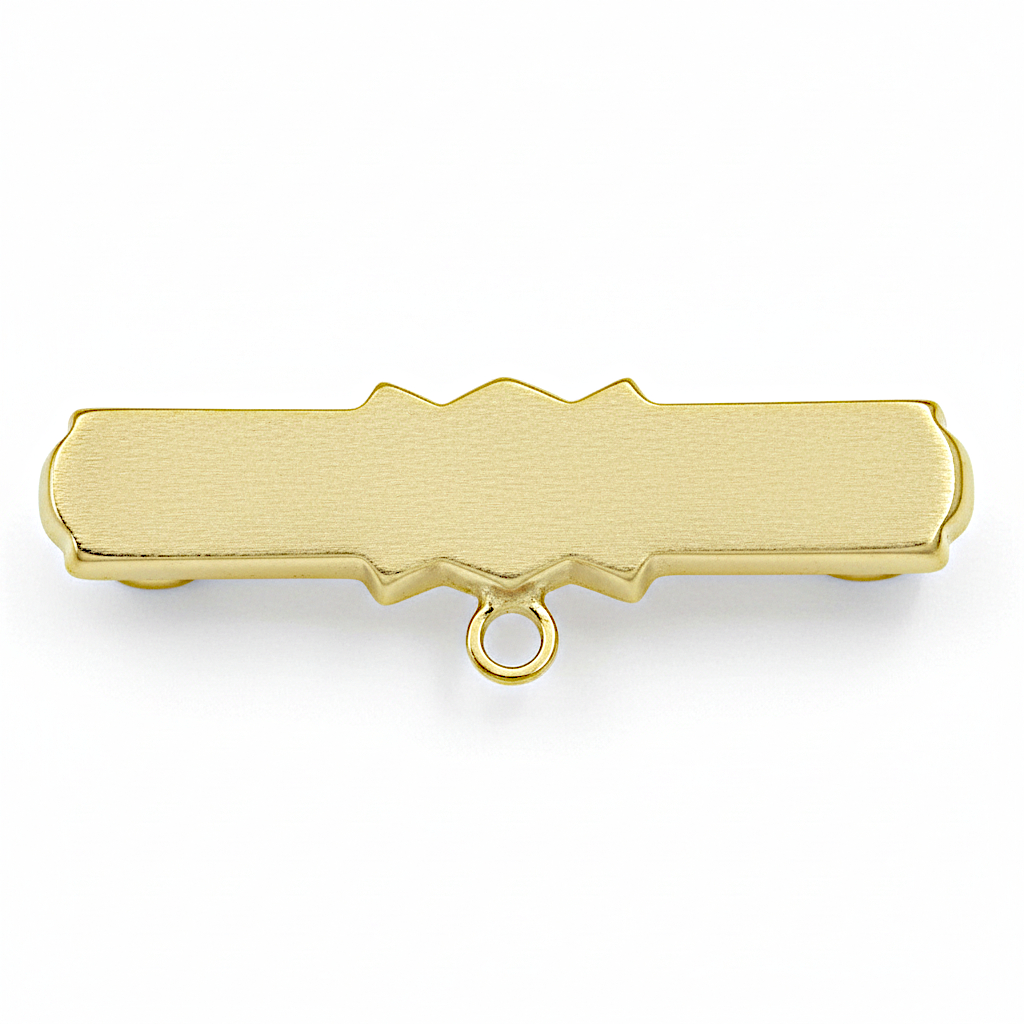 BROCHE BEBE MATIZADO 30x9MM