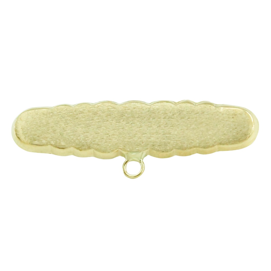 BROCHE BEBE  MATIZADO 30x9MM