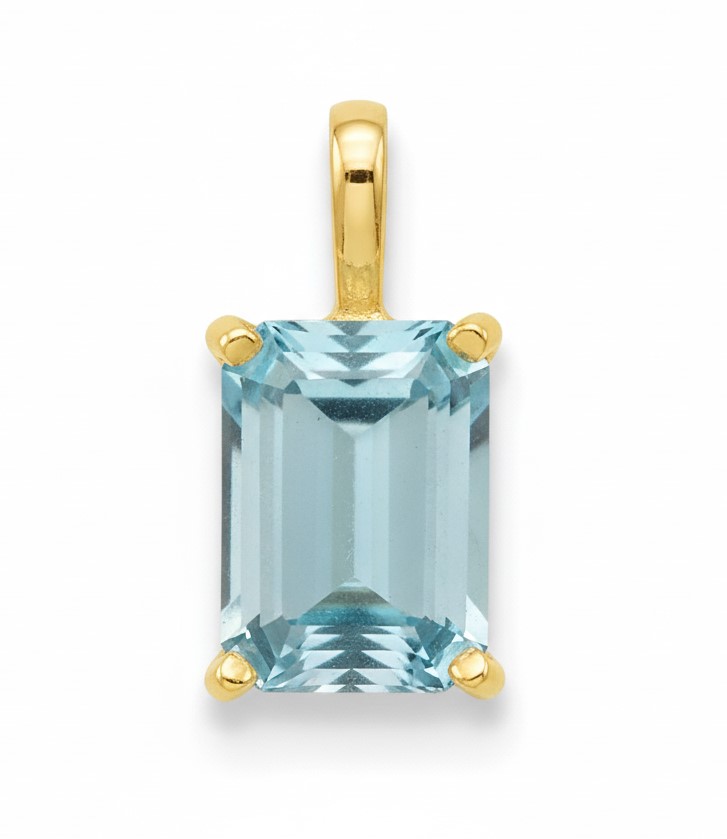 7x5MM BLUE SKY PENDANT.