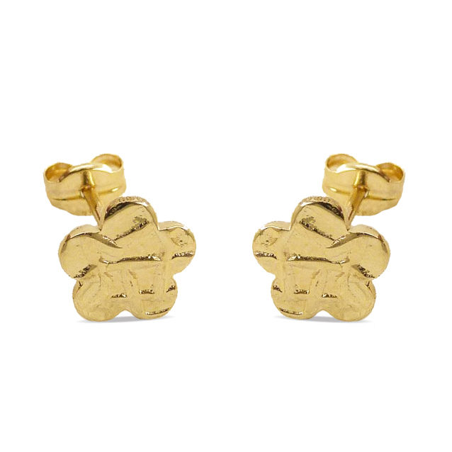 PENDIENTES FORMA DE FLOR.CIERRE DE PRESION.
