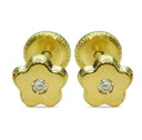 5MM FLOWER STUD EARRINGS.