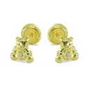 PENDIENTES OSITOS CON CIRCONITA.6MM.