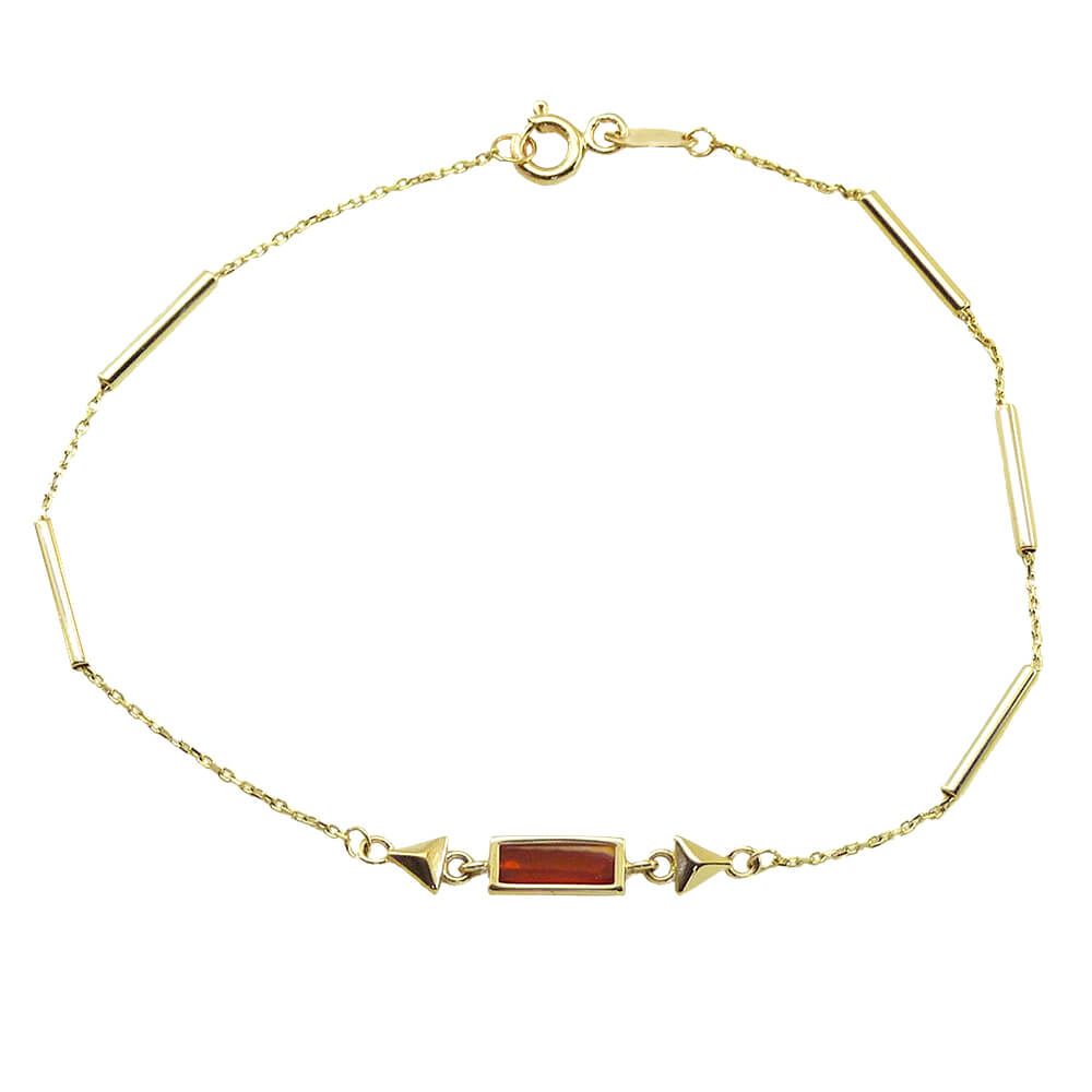 17CM SARDONIC AGATE BRACELET.