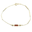 17CM SARDONIC AGATE BRACELET.
