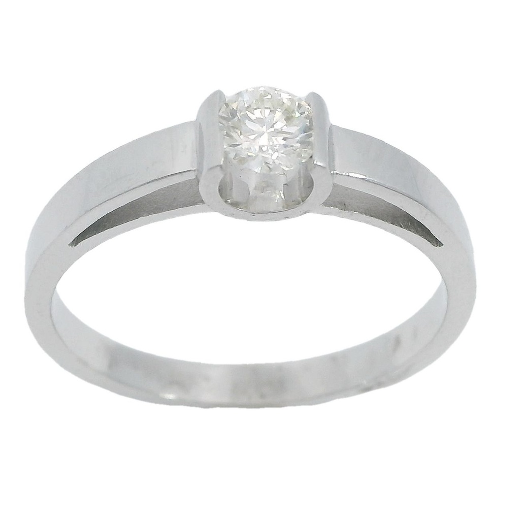 SOLITARIO BRILLANTE 4.0 MM VS-H 0.25 CT