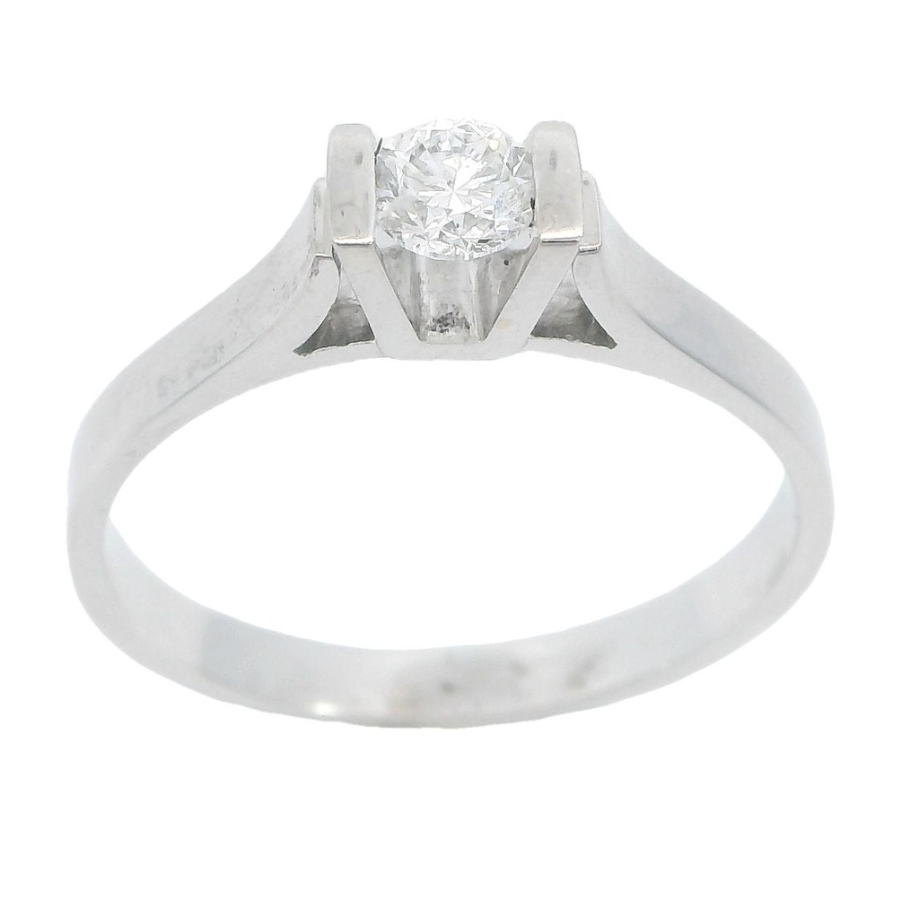 SOLITARIO BRILLANTE 4.0 MM VS-H 0.25 CT