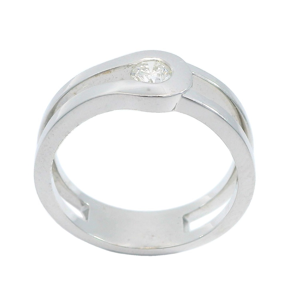 4MM DIAMOND SOLITAIRE RING H VS 0.25 CT 